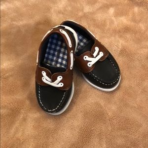 Toddler boy boat shoes loafer